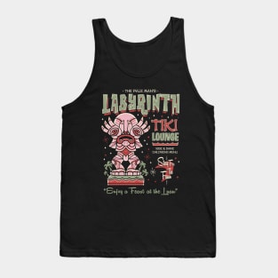 Labyrinth Tiki Lounge - Creepy Cute Hawaii Vacation Horror Tank Top